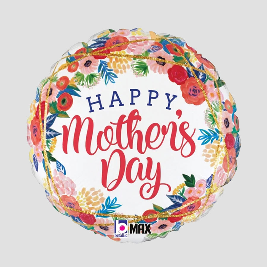 Happy Mother's Day Floral Balloon