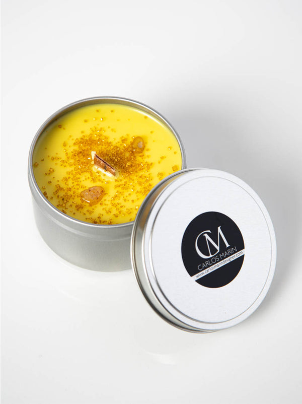 Jasmine Lemon Candle. 8 oz carlosmarindesigner