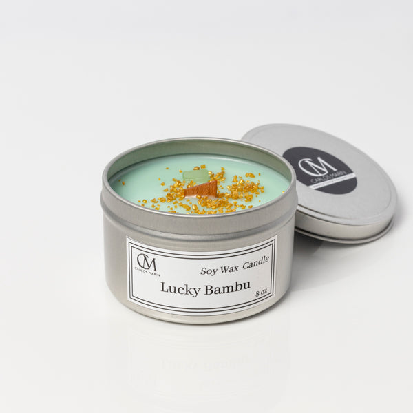 wax on lucky bamboo Lucky Bamboo Candle. 8 oz
